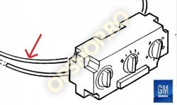 Piese Opel CABLU CLAPETE AEROTERMA COMANDA DISTRIBUTIE AER 1824065 1824074 OPEL ASTRA G DELPHI
