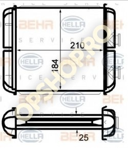 Piese Opel CALORIFER ASTRA G ASTRA H DELPHI 