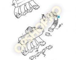 Piese Opel CONDUCTA METALICA GOFRATA GALERIE EVACUARE EGR ASTRA G ASTRA G X17DTL