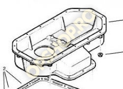 Piese Opel CORP BAIE ULEI OPEL VECTRA B X17TD