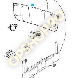 Piese Opel IMBRACAMINTE CAPAC PORTBAGAJ GRI 2223000 OMEGA A EVOLUTION SENATOR B