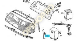 Piese Opel ORNAMENT FAR DREAPTA 1217585 OPEL SENATOR B
