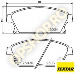Piese Opel PLACUTE FRANA FATA OPEL ASTRA J ZAFIRA C JANTE 16 17
