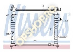 Piese Opel RADIATOR OPEL ASCONA 03055158 GM 1300015 OPEL C 20NE C20NE 20SEH