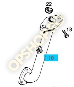 Piese Opel SAXOFON PENTRU ADAPTARE CATALIZATOR OPEL CORSA A 90265567