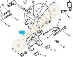 Piese Opel SUPORT ALUMINIU ALTERNATOR 1204680 OPEL FRONTERA A C24NE SENATOR B C30NE