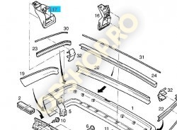 Piese Opel SUPORT LATERAL DR BARA SPATE 1406579 OPEL SENATOR B 