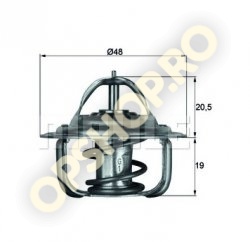 Piese Opel TERMOSTAT OPEL CORSA C 1.6 ASTRA F ASTRA G 1.6 C14NZ C16NZ VECTRA A C16NZ VECTRA B X16SZR Z16SE 