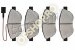Piese Opel PLACUTE FRANA FATA OPEL COMBO D POC J42 PENTRU DISCURI DE 284MM