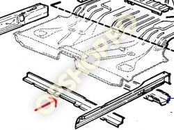 Piese Opel TRAVERSA SPATE INFERIOARA  ASTRA F 