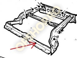 Piese Opel TRAVERSA SPATE INFERIOARA KADETT E 