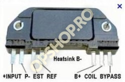 Piese Opel MODUL APRINDERE DIN DELCOU OPEL ASTRA F VECTRA A ASCONA C KADETTE E 1.6 INJECTIE MONOPUNCT C16NZ