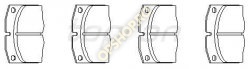 Piese Opel PLACUTE FRANA FATA ASCONA C ASTRA F CORSA A KADETT E OMEGA A VECTRA A 