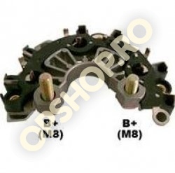 Piese Opel PUNTE DIODE OPEL ASTRA H VECTRA C ZAFIRA B Z19DT Z19DTH ALTERNATOR BOSCH 