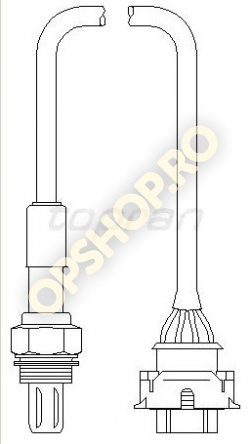 Piese Opel SONDA LAMBDA NR 2 OPEL ASTRA H CORSA D 1.2 1.4 Z12XEP Z14XEP