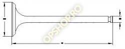 Piese Opel SUPAPA ADMISIE ASTRA G Z16SE