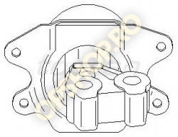 Piese Opel TAMPON MOTOR STANGA CORSA C Z14XE Z16SE Z18XE