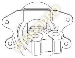 Piese Opel TAMPON MOTOR STANGA CORSA C Z14XE Z16SE Z18XE